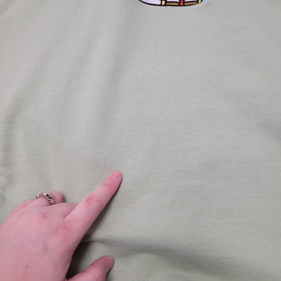 Teddy Fresh Spongebob colorblock hoodie neon pastel green - Picture 5 of 9